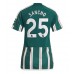 Manchester United Jadon Sancho #25 Kopio Vieras Pelipaita Naisten 2023-24 Lyhyet Hihat